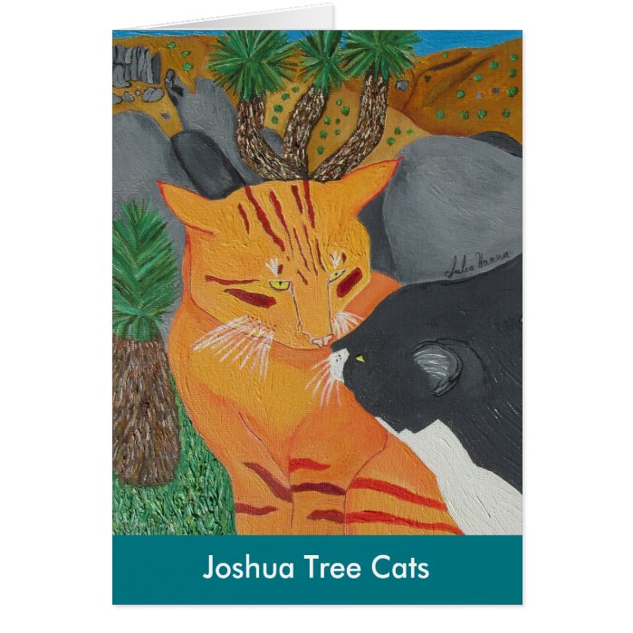 Joshua Tree Cats Card