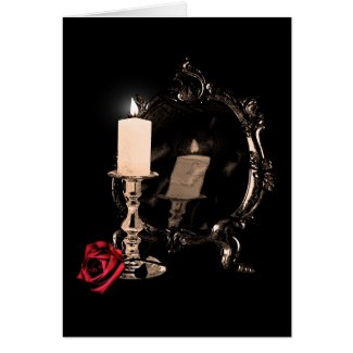 Eternal Flame Gothic Valentine's Day Card