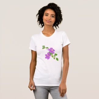 Purple Grass Flowers T-Shirt