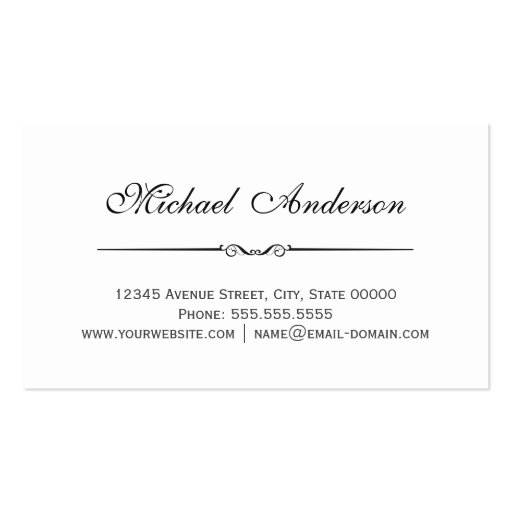 Stylish Black White Grad Cap Graduation Name Card Double-Sided Standard Business Cards (Pack Of 100) (back side)