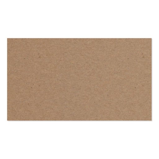 Rustic Kraft Paper Mason Jar Heart Wedding Insert Double-Sided Standard Business Cards (Pack Of 100) (back side)