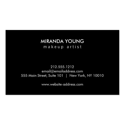 Cool Abstract Multi-color Watercolors Modern Double-Sided Standard Business Cards (Pack Of 100) (back side)