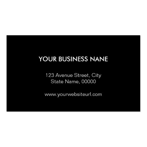 Attorney at Law - Modern Black Silver Metallic Double-Sided Standard Business Cards (Pack Of 100) (back side)