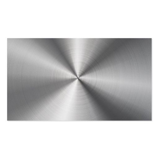 Professional Plain Sliver Radial Metallic Look Double-Sided Standard Business Cards (Pack Of 100) (back side)