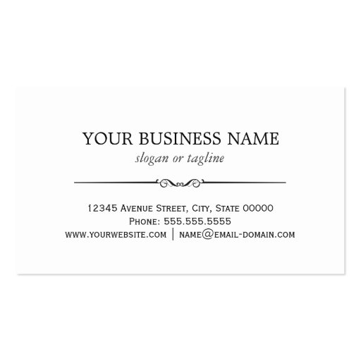 Interior Designer - Classic Black White Stripes Double-Sided Standard Business Cards (Pack Of 100) (back side)