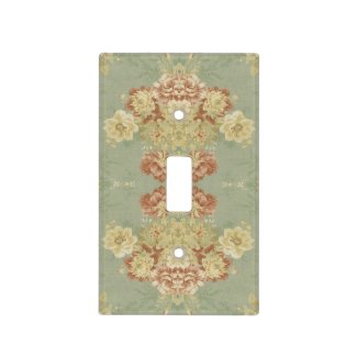 Antique Floral Light Switch Cover