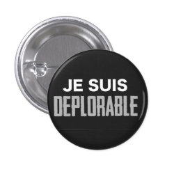 Je Suis Deplorable Button (round)