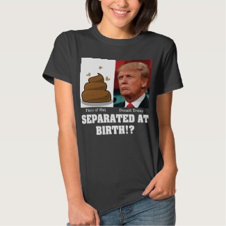 Trump Piece of Sh*it Separated At Birth Anti Trump T-shirt
