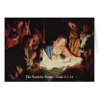 Nativity Event Card