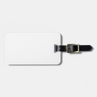 Custom Blank Luggage Tag