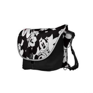 Mickey Mouse | Crowd Pattern Messenger Bag