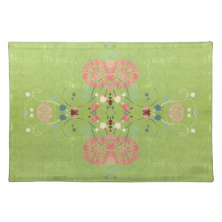 Green Reflection Cloth Placemat