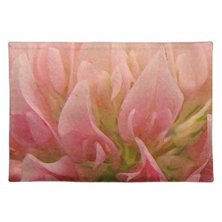 Pink Clover Cloth Placemat