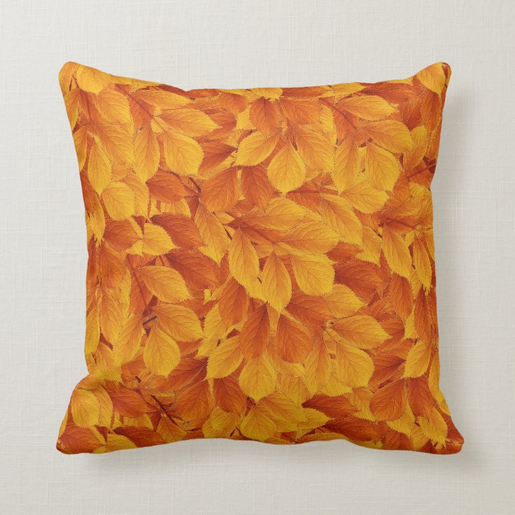 Autumn leaves pillow