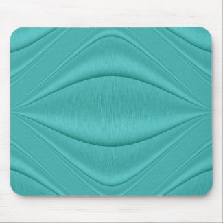 Turquoise Curviture Mouse Pad