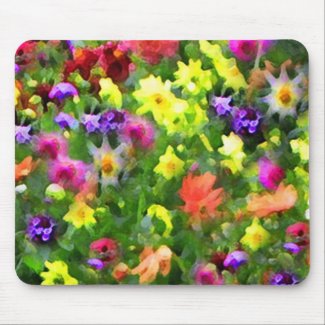 Floral Impressions Mouse Pad