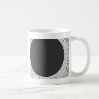 moon light sorounded by mysterious darkness coffee mug