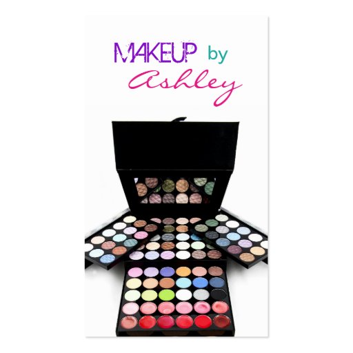 Face Paint Palette and Brushes - Makeup Artist Double-Sided Standard Business Cards (Pack Of 100)