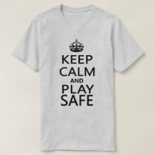 Keep Calm and Play Safe Snooker T-shirt