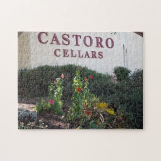 Puzzle, Flowers in Castoro Cellars Garden in Fall Jigsaw Puzzle