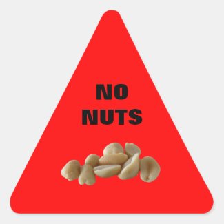 Nut Allergy sticker