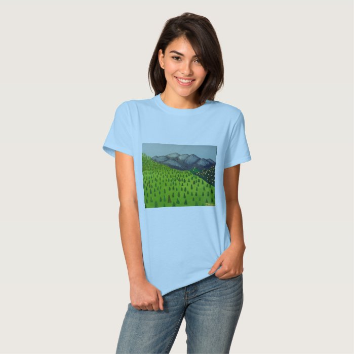 The View of Mount Baldy by Julia Hanna Tee Shirt