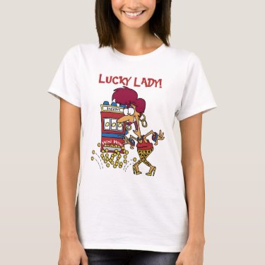 Lucky Lady Gambling Slot Machines Shirt
