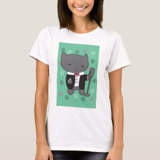 Lounge Singer Cat T-Shirt