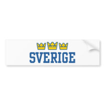 Sverige Bumper Sticker
