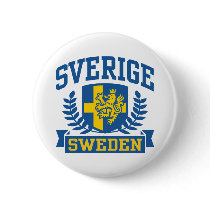 Sverige Pinback Button