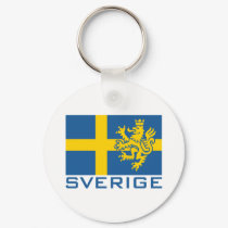 Sverige Flag keychains