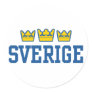 Sverige Round Stickers