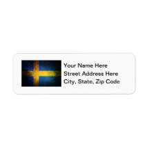 Sverige; Sweden Flag Labels