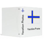 Sverigefinska flag vinyl binders