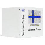 Sverigefinska waving flag with name binders