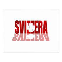 Svizzera flag Swiss logo Italian Swiss Gifts Postcards