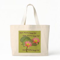 SWAAJ NMRK Two Lotus Jumbo Tote Tote Bag