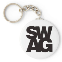 Swag - Black Keychain