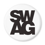Swag - Black Fridge Magnets