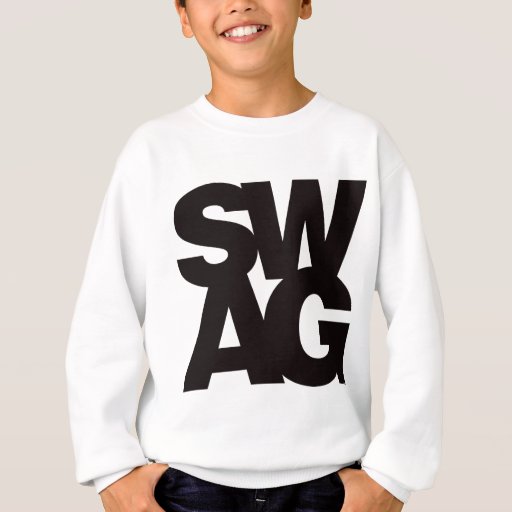 Swag Black Sweatshirt Zazzle