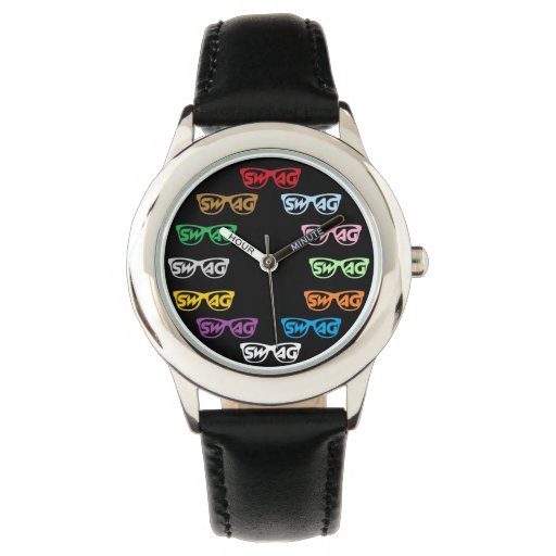 Swag Watch (black) Zazzle