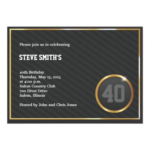 Swagger Party Invitation