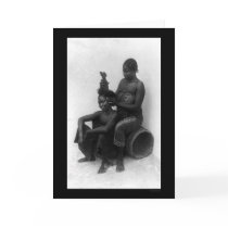 Swahili Women Fixing Hair 1902 cards