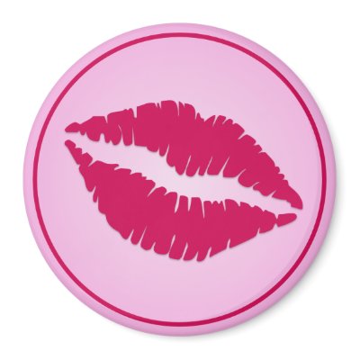 SWAK Lips Refrigerator Magnet by mariannegilliand
