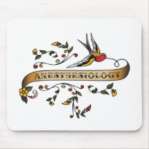 Swallow and Scroll with Anesthesiology Mouse Mats