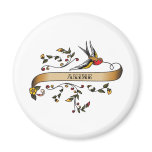 Swallow and Scroll with Anime Refrigerator Magnet