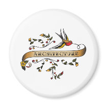 Swallow and Scroll with Architecture magnets