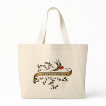 Swallow and Scroll with Astrophysics bags by busybees Swallow and Scroll with Astrophysics bags