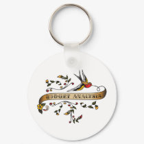 Swallow and Scroll with Budget Analysis keychains by busybees Swallow and Scroll with Budget Analysis keychains