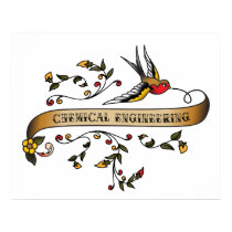 Swallow and Scroll with Chemical Engineering posters by busybees Swallow and Scroll with Chemical Engineering posters